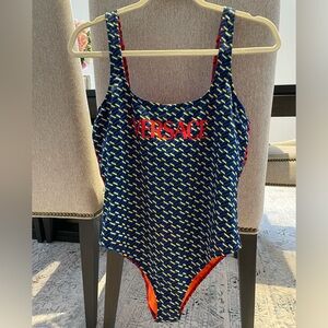 Beautiful Versace Multicolour Swimsuit; Never Worn; Size 5 (L)